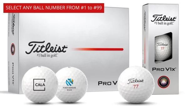 Titleist Pro V1x Special Numbers