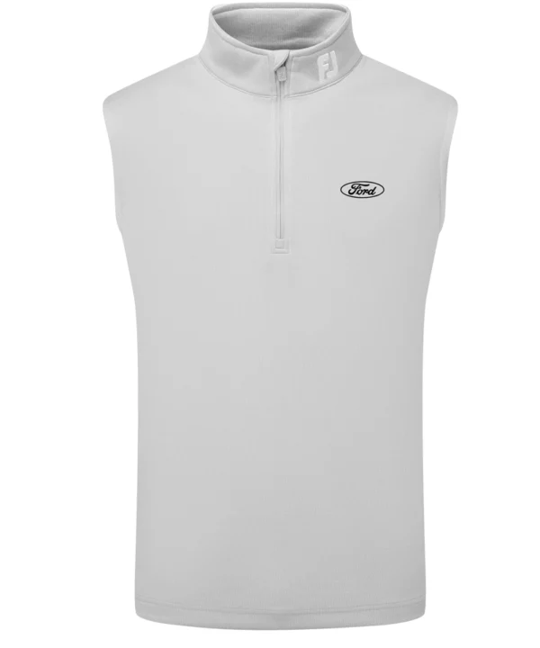 FootJoy Half-Zip Vest - Grey